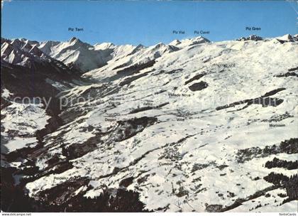 Lugnez mit Alpenpanorama Val Lumnezia