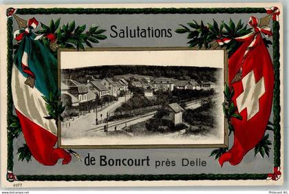 2926 Boncourt Prägedruck Lithographie - 13623015