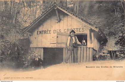 Suisse - BONCOURT (JU) Entrée des grottes de Milandre - Ed. Burgy 2037