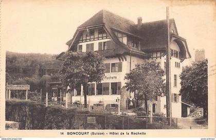 Suisse - BONCOURT (JU) Hôtel de la Rochette - Ed. Petitjean 14