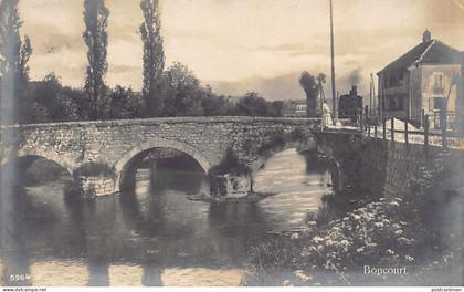 Suisse - BONCOURT (JU) Passage du train - Pont - Ed. Guggenheim 5964