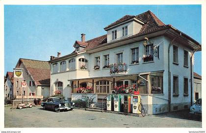 SUISSE fahy hôtel la croix d'or pompe a essence voiture