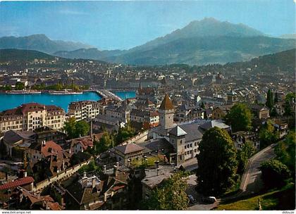 Carte Postale - Suisse - LU Lucerne - Luzern - Luzern mit Pilatus - Vue aérienne - CPM - Carte Neuve - Voir Scans Recto-