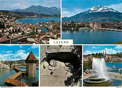 Carte Postale - Suisse - LU Lucerne - Luzern - Multivues - CPM - Carte Neuve - Voir Scans Recto-Verso - Poscard - Carta