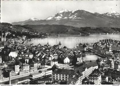 Luzern LU Luzern mit Rigi