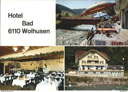 Wolhusen Hotel Bad Wolhusen Terrasse Gastraum