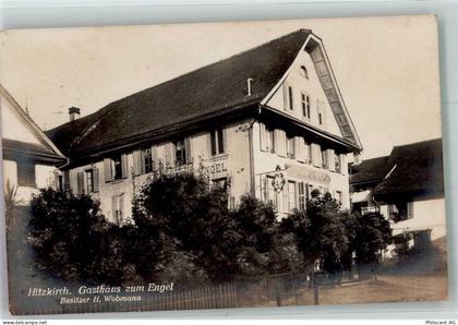 6285 Hitzkirch 1923 Foto AK Gasthaus zum Engel - 13597751