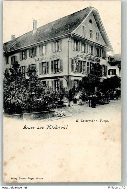 6285 Hitzkirch Foto AK Gasthaus zum Engel - 13585817