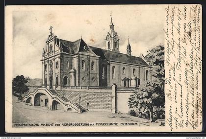 AK Hitzkirch, Vergrösserung der Pfarrkirche