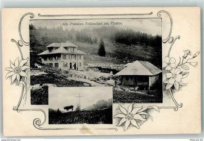 6048 Horw 1907 - Alp-Pension Fräkmünd am Pilatus Ort lt. Stempel - 13254906