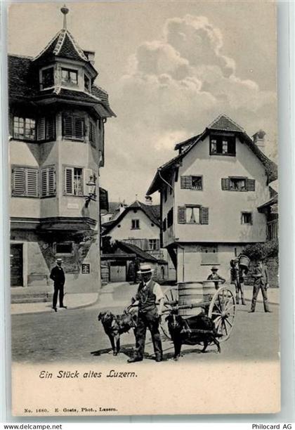 6000 Luzern Lucerne - Alt-Luzern Hundekarren - 13232368