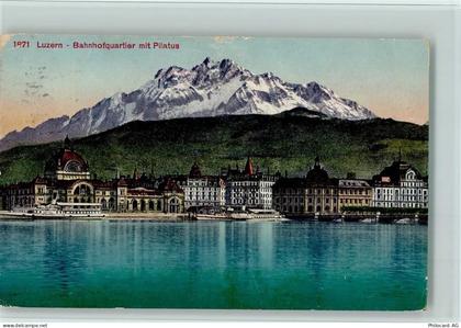 6000 Luzern Lucerne - Bahnhofquartier mit Pilatus Personen - 12114944