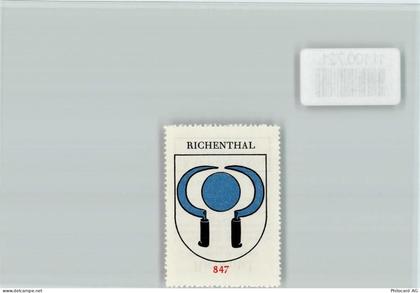 6263 Richenthal - Vignette Wappen Kaffee Hag ca 1920-1940 Richenthal - 11100721