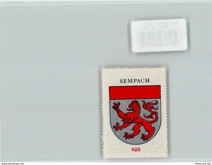 6204 Sempach - Vignette Wappen Kaffee Hag ca 1920-1940 - 11102216