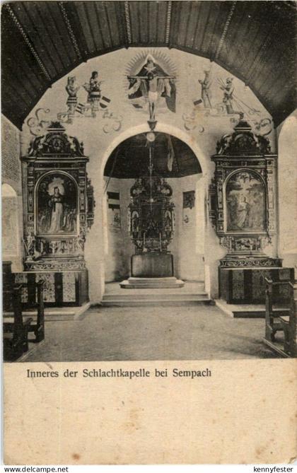 Sempach - Inneres der Schlachtkapelle