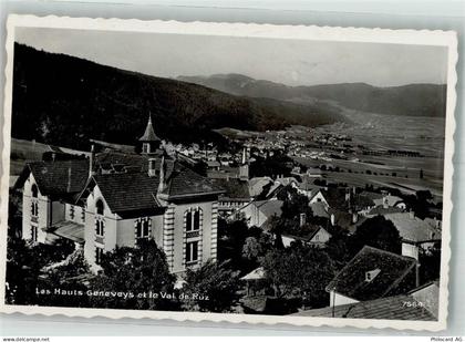 2208 Les Hauts-Geneveys 1939 Foto AK Val de Ruz - 38212068