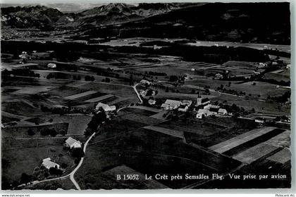 2314 Le Crêt Gebrauchsspuren Fliegeraufnahme Le Cret pres Semsales - 13158748