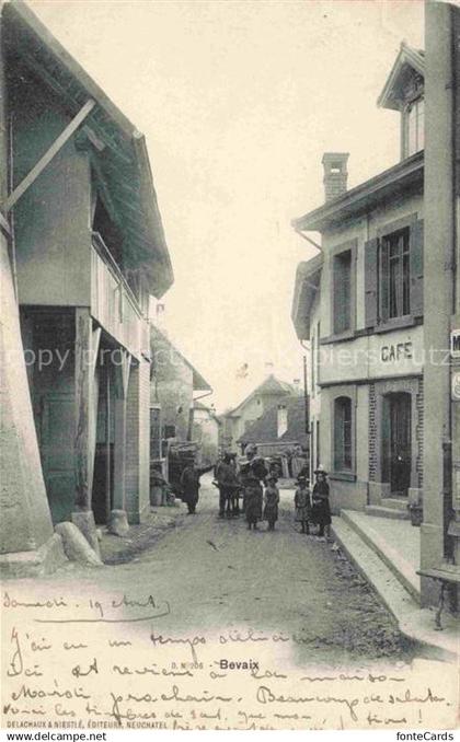 Bevaix Boudry NE Gasse Café