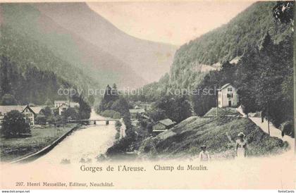 Champ-du-Moulin Val-de-Travers NE Gorges de l'Areuse