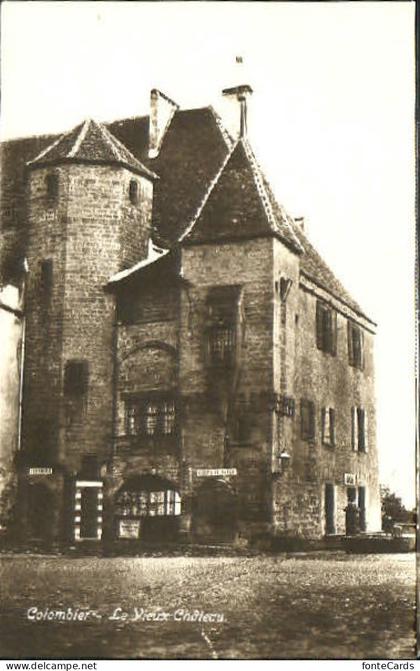 Colombier NE Colombier Chateau ungelaufen ca. 1920