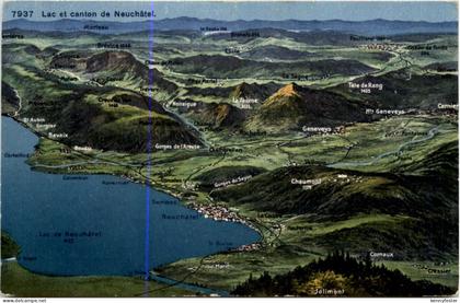 Lac et canton de Neuchatel