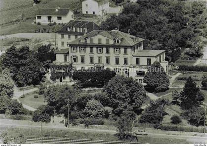 Le Landeron Vue aerienne Home mixte Bellevue pour personnes agees