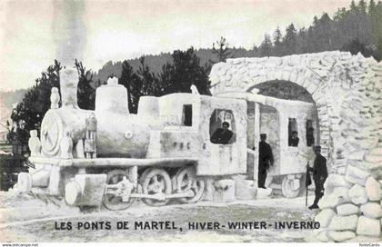 Les Ponts-de-Martel LE LOCLE NE Hiver Winter Inverno Dampflokomotive