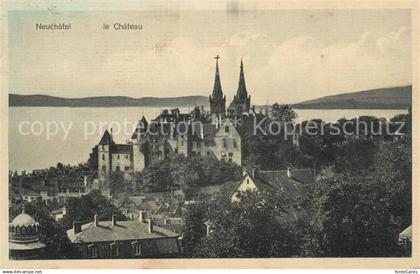 Neuchatel NE Chateau Lac de Neuchatel Schloss