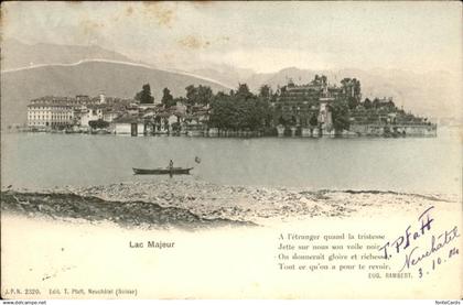 Neuchatel NE Lac Majeur Boot