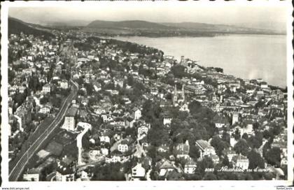 Neuchatel NE Neuchatel Fliegeraufnahme x 1957