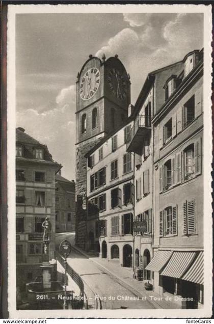 Neuchatel NE Rue du Chateau Tour de Diesse