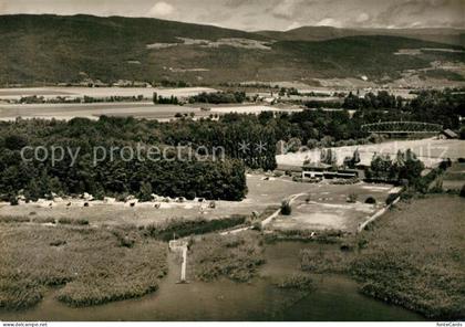 Thielle am Neuenburgersee Fliegeraufnahme