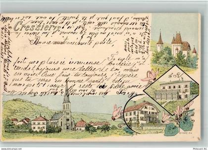 2088 Cressier NE 1898 BOAKC Lithographie - 13702368