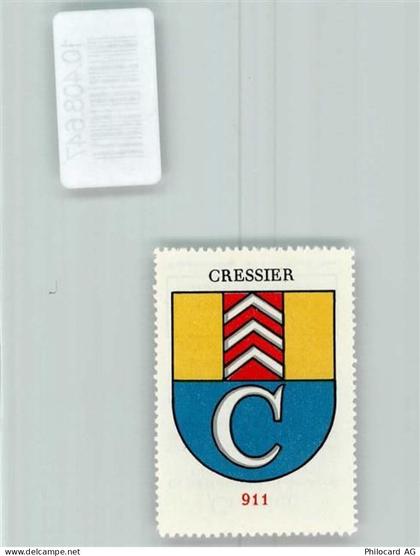 2088 Cressier NE - Vignette Wappen Kaffee Hag ca 1920-1940 - 10408647