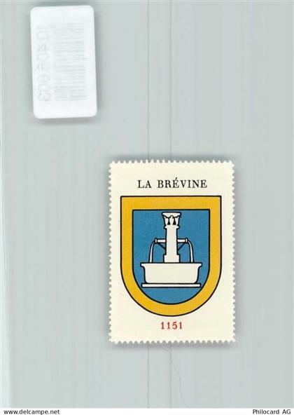 2406 La Brévine - Vignette Wappen Kaffee Hag 1920-1940 - 10406803
