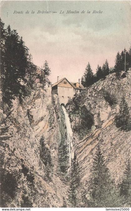 SUISSE LA BREVINE moulin de la roche