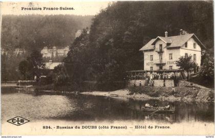 Bassins du Doubs - cote France