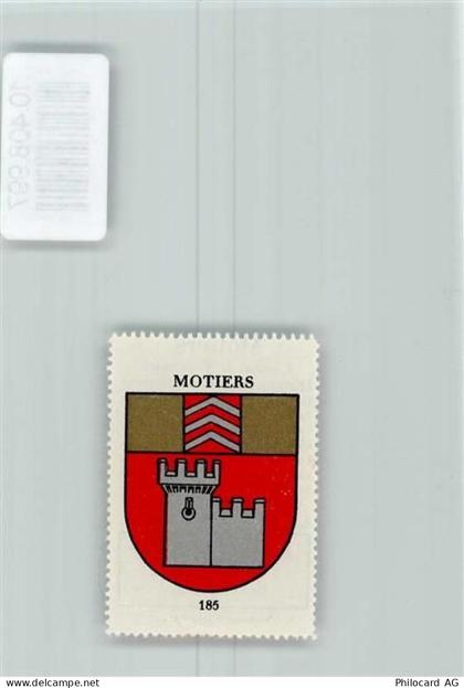 2112 Môtiers NE - Vignette Wappen Kaffee Hag ca 1920-1940 Burg - 10408997