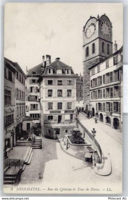 2000 Neuchâtel Neuenburg - Rue du Chateau, Tour de Diesse - 50671284