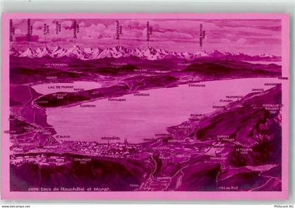 2000 Neuchâtel Neuenburg - Vogelschau Neuenburgersee - 39403077