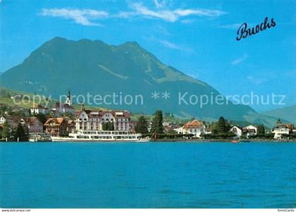 Buochs Blick ueber den Vierwaldstaettersee