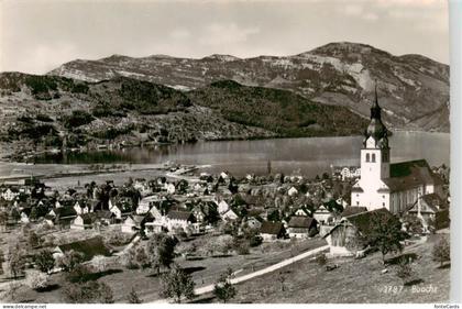 Buochs Vierwaldstaettersee Panorama mit Kirche