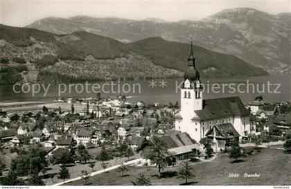 Buochs Vierwaldstaettersee Panorama mit Kirche