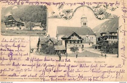 Wolfenschiessen Hoechhaus Dorfpartie