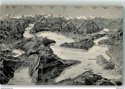 6374 Buochs - Vierwaldstättersee Vogelschau Zugersee - 39497845