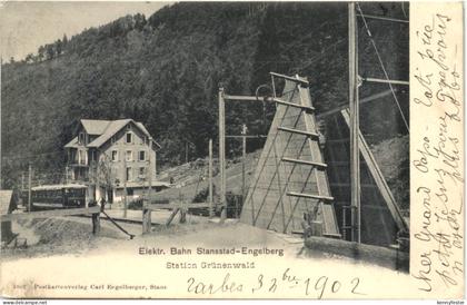 Elektrische Bahn Stansstad Engelberg - Station Grünwald