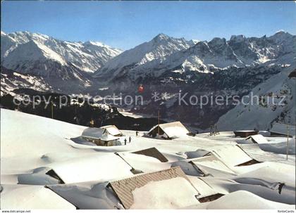 Lungern Luftseilbahn Lungern-Schoenbueel Alp-Breitenfeld
