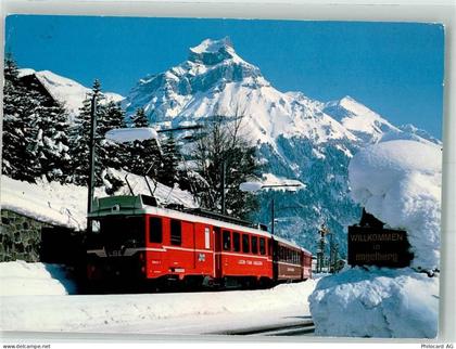 6390 Engelberg Winter Eisenbahn Luzern-Stans-Engelberg-Bahn - 39983588