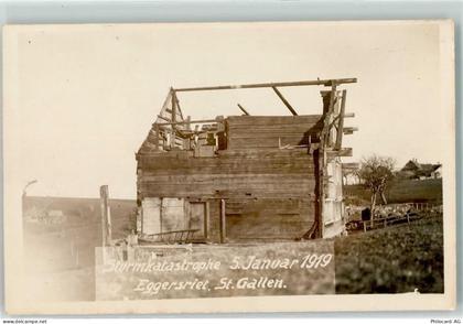 9034 Eggersriet 1919 Privatfoto AK Sturmkatastrphe - 13251103