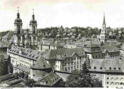 St Gallen SANKT GALLEN SG Klosterkirche Pfalz Wehrmauer St Laurenzen